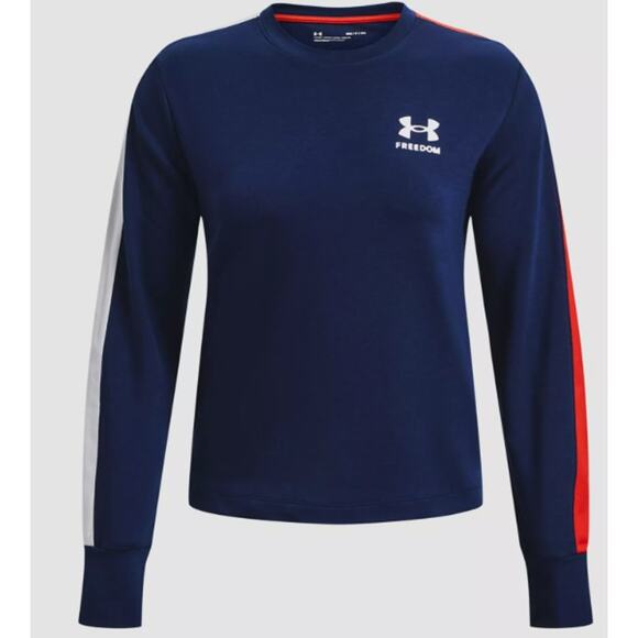 NWT Under Armour - Womens Freedom Rival Terry Crew Sweater M - Picture 5 of 6